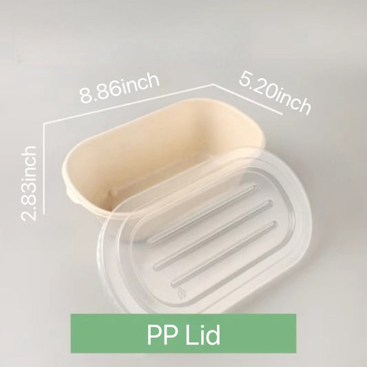 34OZ/1000ML Disposable bowls with lids, Sugarcane Fiber Biodegradable Paper Bowls take away food containers meal prep food storage deli container Eco-friendly Microwave & Freezer Safe